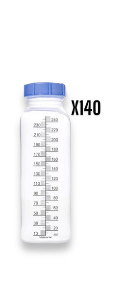 Materni (Home) herbruikbare moedermelk bewaarflesjes inclusief Dop t.b.v. Borstvoeding 120ml of 240ml- 140 stuks