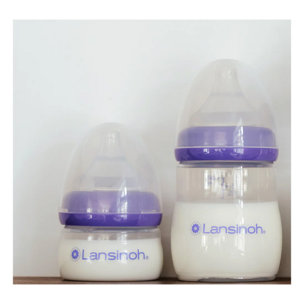 Starter-Set pasgeborenen Drinkflessen met NaturalWave® - spenen - 60ml + 160ml