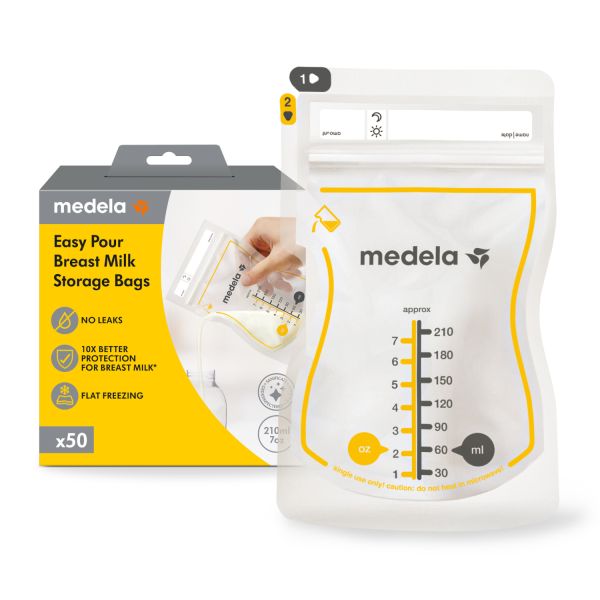 Medela Moedermelkbewaarzakjes met schenktuit – 210 ml - 50 stuks