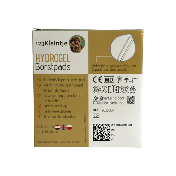 123Kleintje Hydrogel Padz Borstpads
