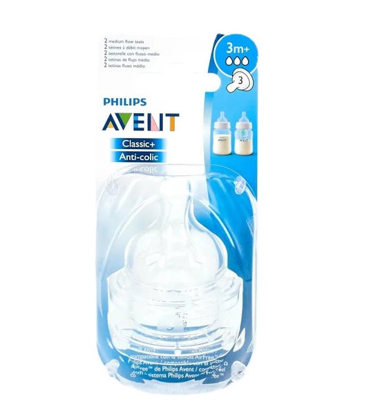 Avent Spenen Classic (Slow-, Medium- en Fast Flow) - 2 stuks