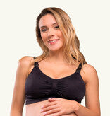 Carriwell Meegroei- & Voedingsbh Padded - Zwart
