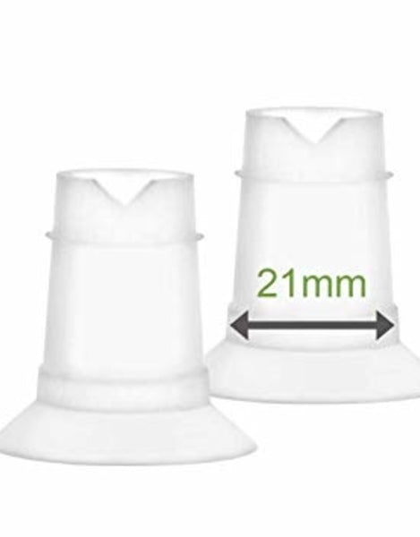 Maymom Silicone Borstschildverkleiner (2 st) (maten 13-15-17-19-21 mm