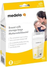Medela Moedermelk Bewaarzakjes 180 ml - 25 of 50 stuks
