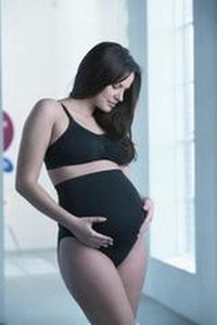 Medela ondersteunende zwangerschapsslip - zwart - maat S