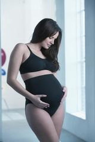 Medela Zwangerschapsslip maat M - Zwart/Wit/huidskleur